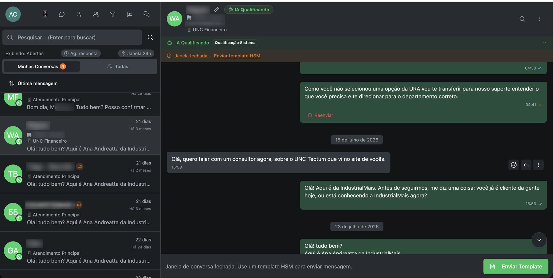 Atendimento centralizado no imaisCONNECT